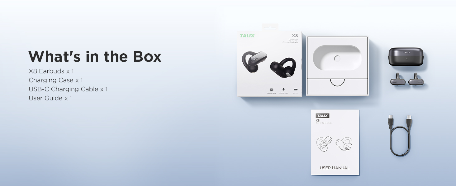 clip-on open-ear earbuds