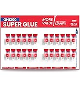 1 Gram (Pack of 24) Single use Super Glue All Purpose, Super Fast, Thick & Strong Adhesive Superg...