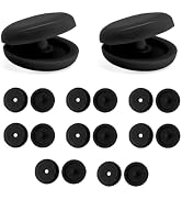 povtii 10 Sets Seat Belt Button Stop, Snap-On Plastic Seatbelt Stopper Clip Prevent Seat Belt Buc...