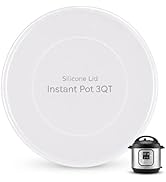 Silicone Lid for Instant Pot 3 Quart, Airtight Inner Pot Cover for Food Storage, Reusable, Microw...