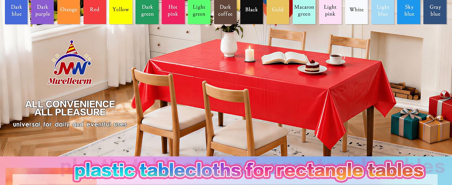 plastic tablecloth