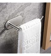 SUNTECH Hand Towel Holder/Towel Ring - Self Adhesive Towel Bar for Kitchen and Bathroom No Drilling