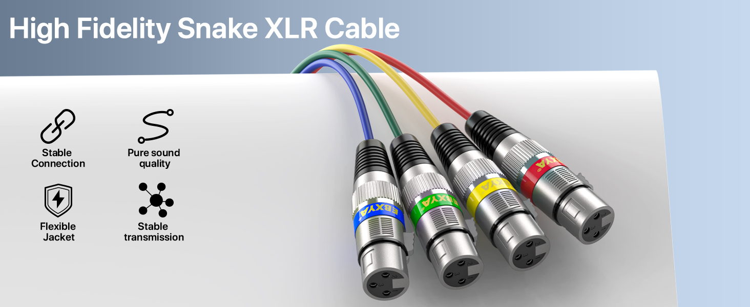 snake xlr cables