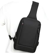 CAAORDKSO Messenger Bag Sling Bag Crossbody Shoulder Bag for Men Women Teen Travel Daily Work Sat...