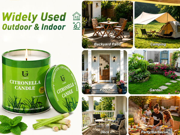 natural candles,lemongrass candle,non toxic candles,outdoor candle for patio,Camping candles