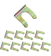 10PCS Brake Line Clips with 360° Clamping Force Concentration - Metal U Shaped Brake Hose Clips M...