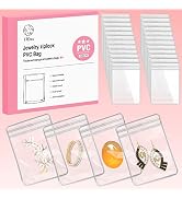 17Dec 100 Small Anti Tarnish Jewelry Bag,2 * 3 Clear Small Plastic Storage Bag for Jewelry,PVC Je...