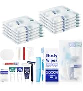 Travel Hygiene Kit Personal Toiletries Bulk, Disposable Homeless Care Package Supplies, Men Toile...