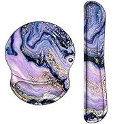 ArtSo Upgraded Wrist Rest Support for Mouse Pad & Keyboard, Ergonomic Gel Mousepad Non-Slip Rubbe...