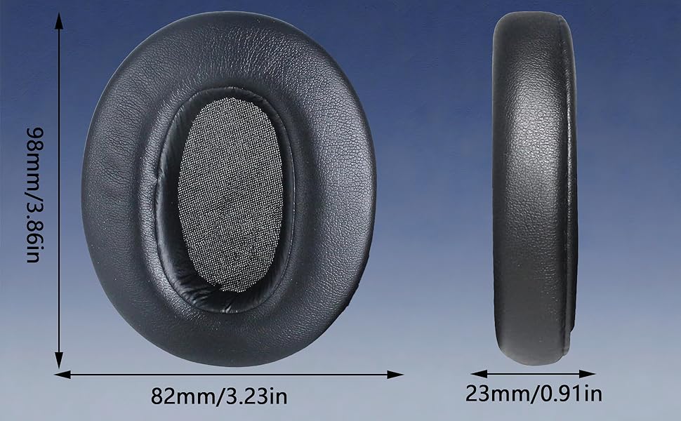 Sony WH-XB910N replacement ear pads black