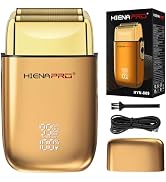HIENA PRO Foil Shaver for Men Barber, Double Electric Foil Trimmer, Professional Electric Razor, ...