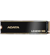 ADATA Legend 960 1TB PCIe Gen4 x4 NVMe 1.4 M.2 Internal Gaming SSD Up to 7,400 MB/s (ALEG-960-1TCS)