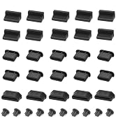 35 PCS USB Port Cover 4 Types Port Protection USB Dust Cover, 10 PCS USB C Dust Plug 10 PCS USB P...