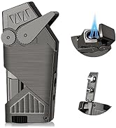 Kantion Torch Lighter Double Jet Flame, Refillable Butane Torch Lighter Windproof Lighter with Pu...