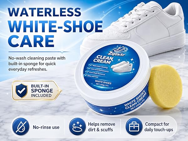 White Shoe Cleaner Cream