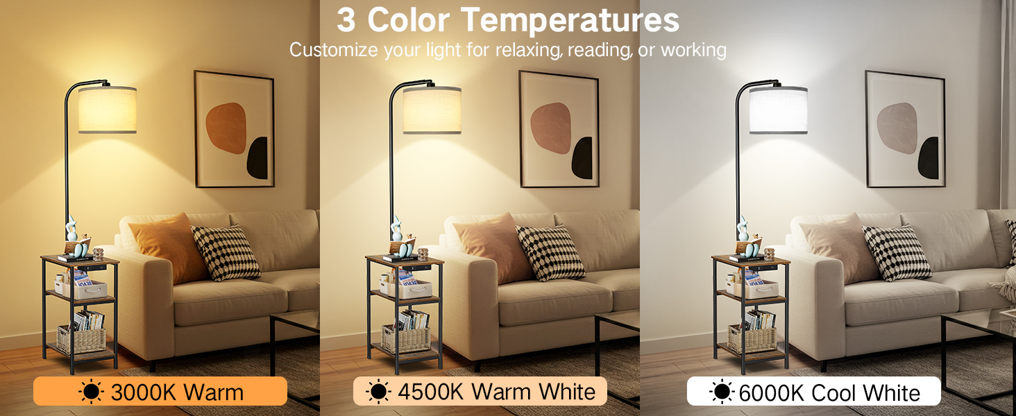 3 Color Temperatures