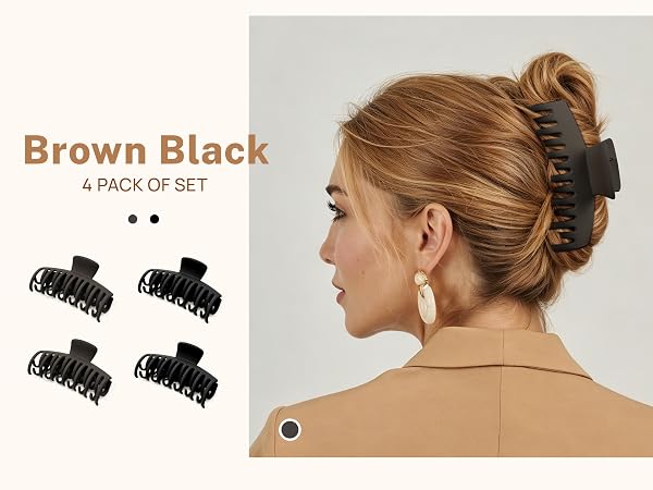 Double Row Teetch Claw Clips (6)