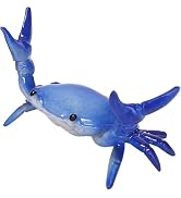 Dark Blue Funny Crab Pen Holder, Weightlifting Crab Desk Stand Bracket Storage Rack for Storage O...