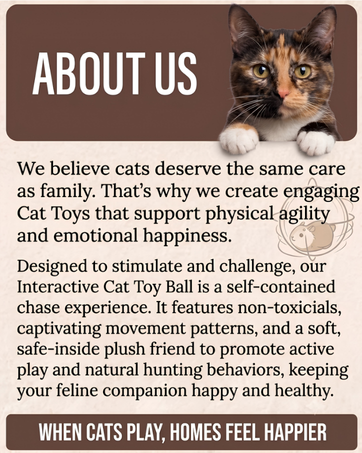 Happy indoor pets playing with fun interactive cat toys for indoor cats.