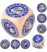 Metal Cube Spinner DND Dice, Polyhedral Role Playing 7 in 1 D&D Mystery Dice for Dungeons and Dra...