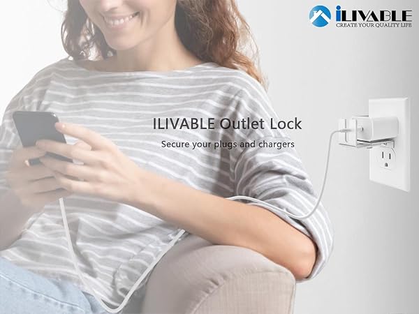 ILIVABLE Outlet Lock