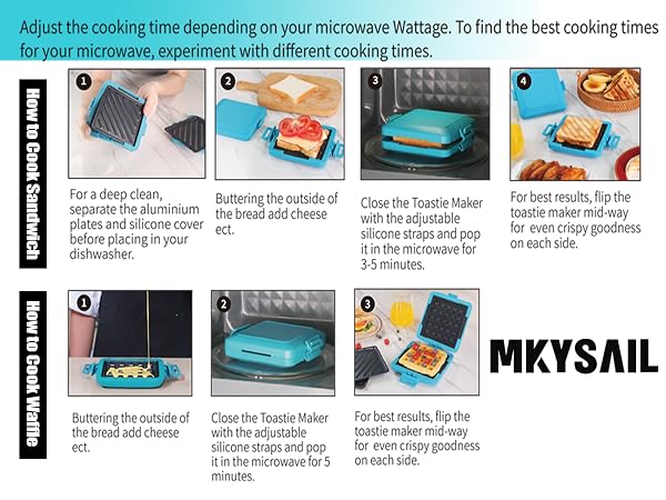 microwave sandwich maker is a handy helper in the kitchen