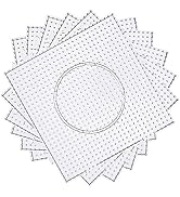 H&W 4PCS 5mm Fuse Beads Boards, Large Clear Pegboards Kits, with Gift 4 Lroning Paper (WA3-Z1)