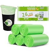 Small Trash Bags, Inwaysin 2 Gallon Trash Bags, Extra Strong Small Garbage Bags Unscented, S...