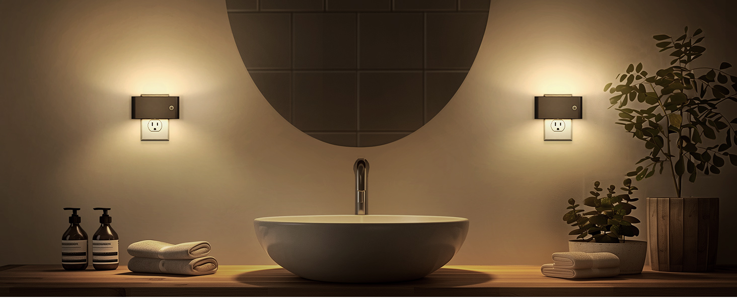 bathroom night lights