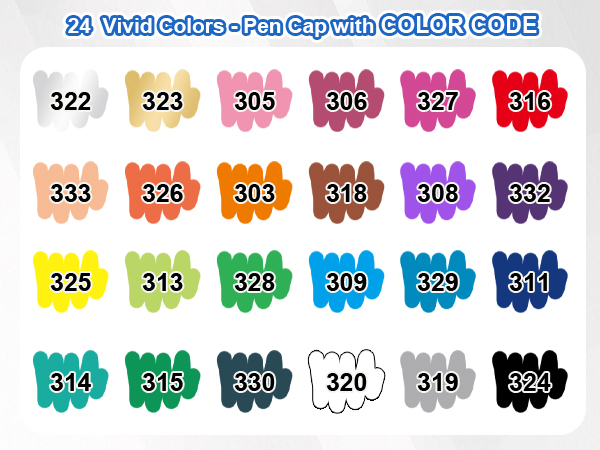 24 Bright and Vibrant Colors
