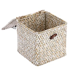 Square Seagrass Tissue Box