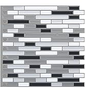 Art3d 10-Piece Stick on Backsplash Tile for Kitchen/Bathroom, 12
