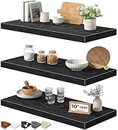 QEEIG 10" Deep Floating Shelves for Wall - 10 x 24 inch Book Shelf Bathroom Bedroom Kitchen Livin...