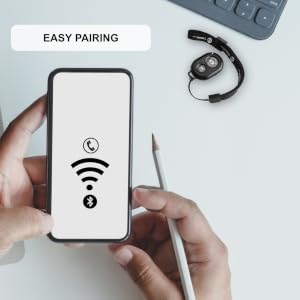 Camera Shutter Remote Control with Bluetooth Wireless Technology