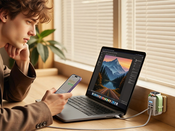 Durable Nylon Cables and 5-Device Simultaneous Charging, No More Messy Cables!