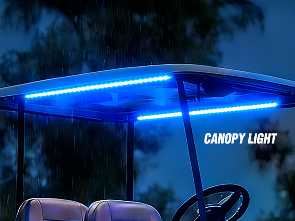 6PCS Golf Cart Underbody Lights Kit RGB Multi-Mode LED Neon Accent Lighting Lamp