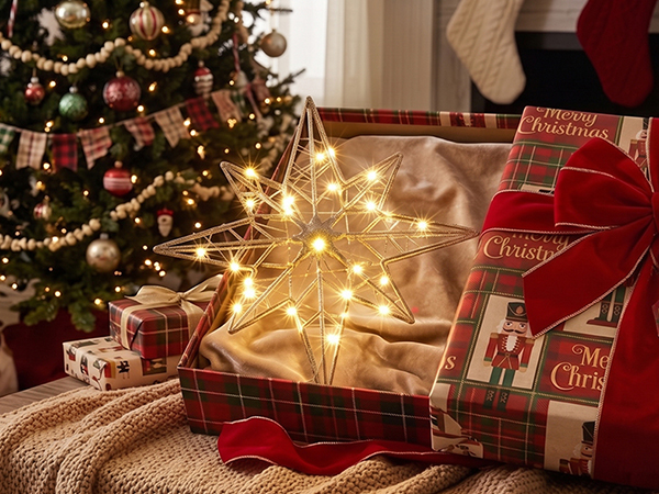Christmas Star Tree Topper