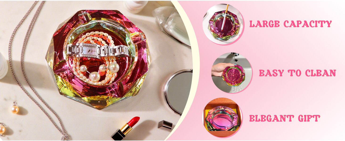 pink ashtray
