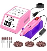 LAVAED Professional Nail Drill Electric Nail File Kit, Nail Filer Electric with 156pcs Sanding Ba...