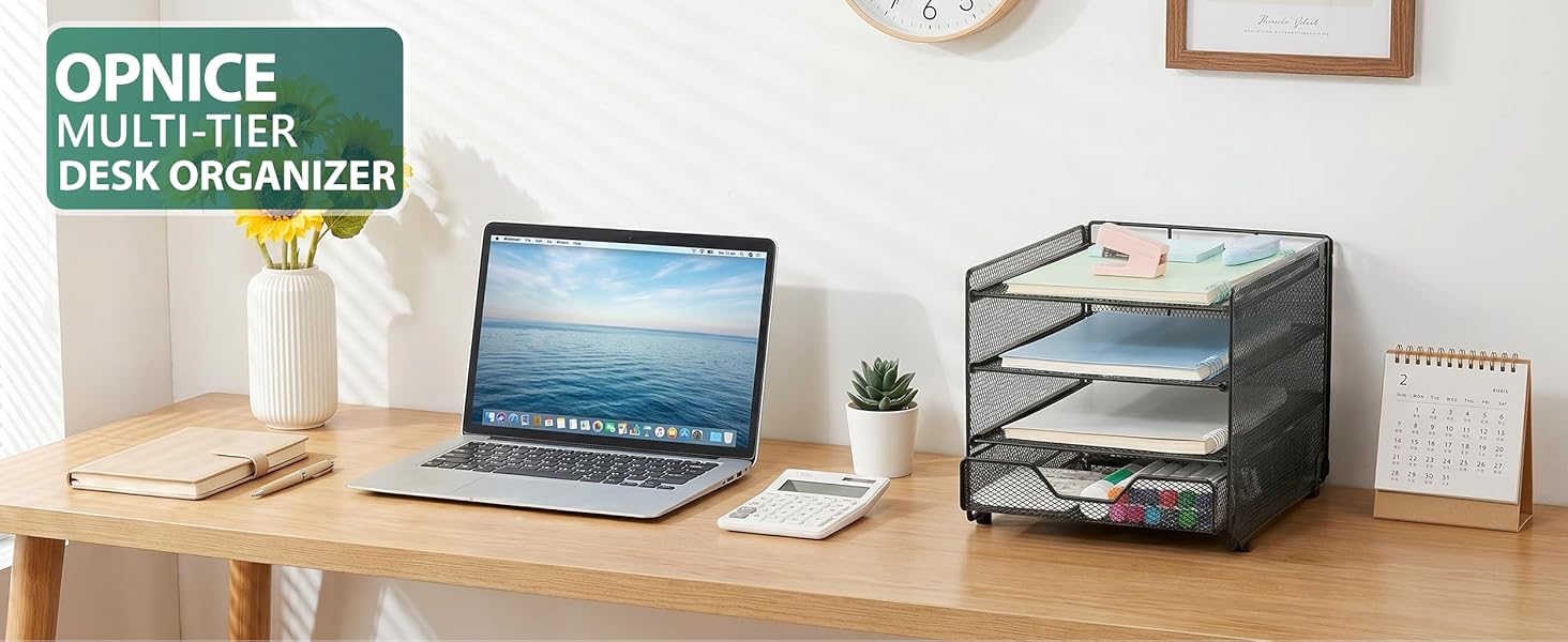 desk organizer and accessories