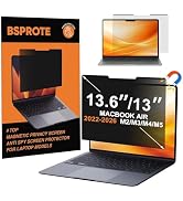 BSPROTE Magnetic Privacy Screen for MacBook Air 13.6 & 13 Inch (2022-2026, M2, M3, M4, M5), Reduc...