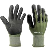 Exprosiflux TPE Coated Gardening Gloves for Women & Men - Breathable Nylon, Ultra-Durable with En...
