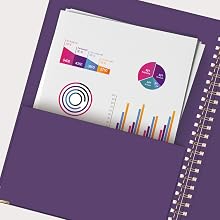Clipboard Folio with Refillable Notepad for Letter Size (11" x 8.5")