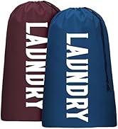 Laundry Bag, Travel Laundry Bag Machine Washable Dirty Clothes Organizer, Large Enough to Hold 4 ...