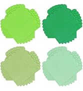 Krijues 100 Pack Sage Green Cocktail Napkins, 2-Ply Green Napkins Folded 5 x 5 Inches, Disposable...