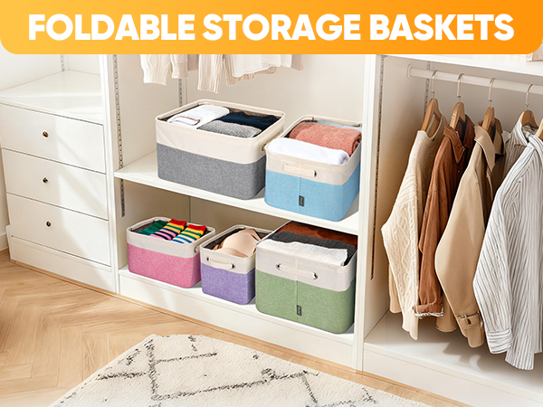 foldable storage baaskets