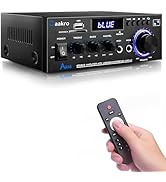 Daakro AK45 Amplifier,Rated Power 50W*2,w/BT 5.4/TPA3116 Chip for Passive Speakers,Home Audio Amp...