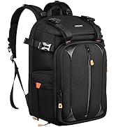 MOSISO Camera Backpack, DSLR/SLR/Mirrorless Photography Camera Bag Vertical Pocket Top Straps wit...