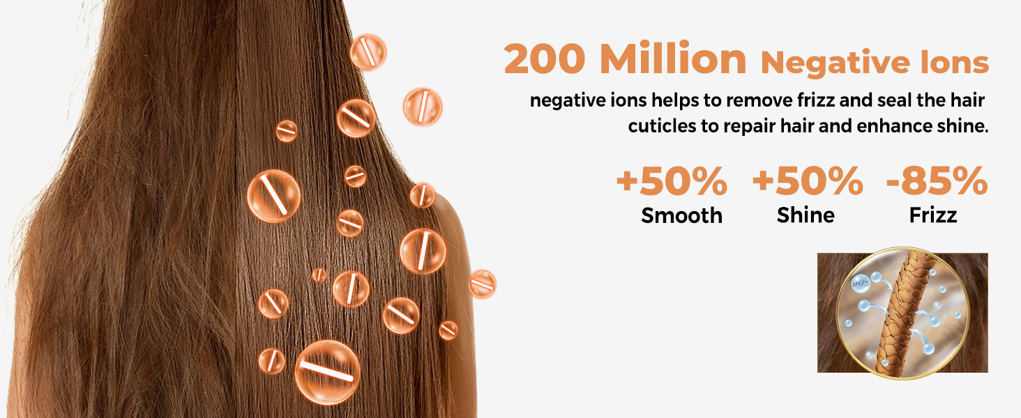 negative iron dryer brush