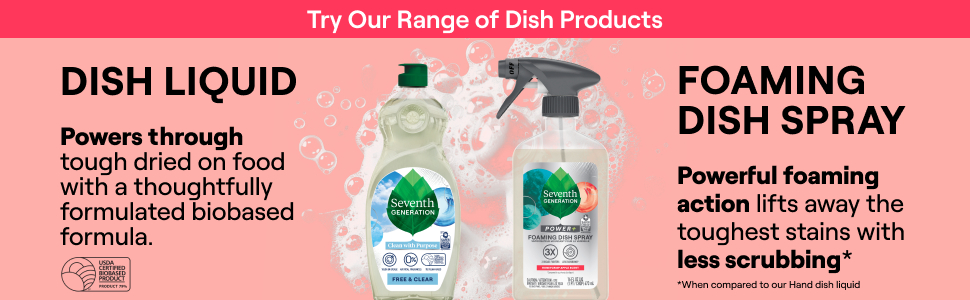 Use together for sparkling clean dishes